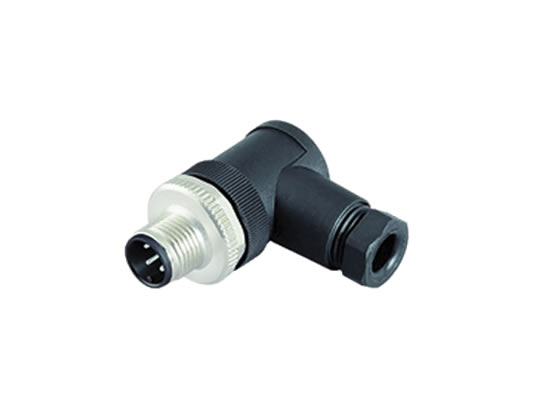 M12 4Pin 连接器、弯头、公头